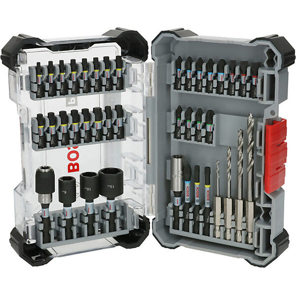 Bosch Elektrowerkzeuge PRO Impact Schrauberbits und Holzbohrer Set 2608521U87VE(40)